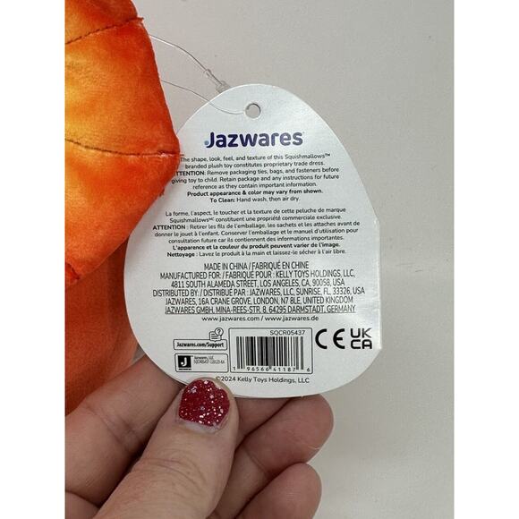 Squishmallow Maxie the Frilled Neck Lizard 8” RARE, NWT, Plush Toy - Picture 3 of 5